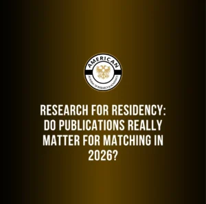 do publications matter for residency match