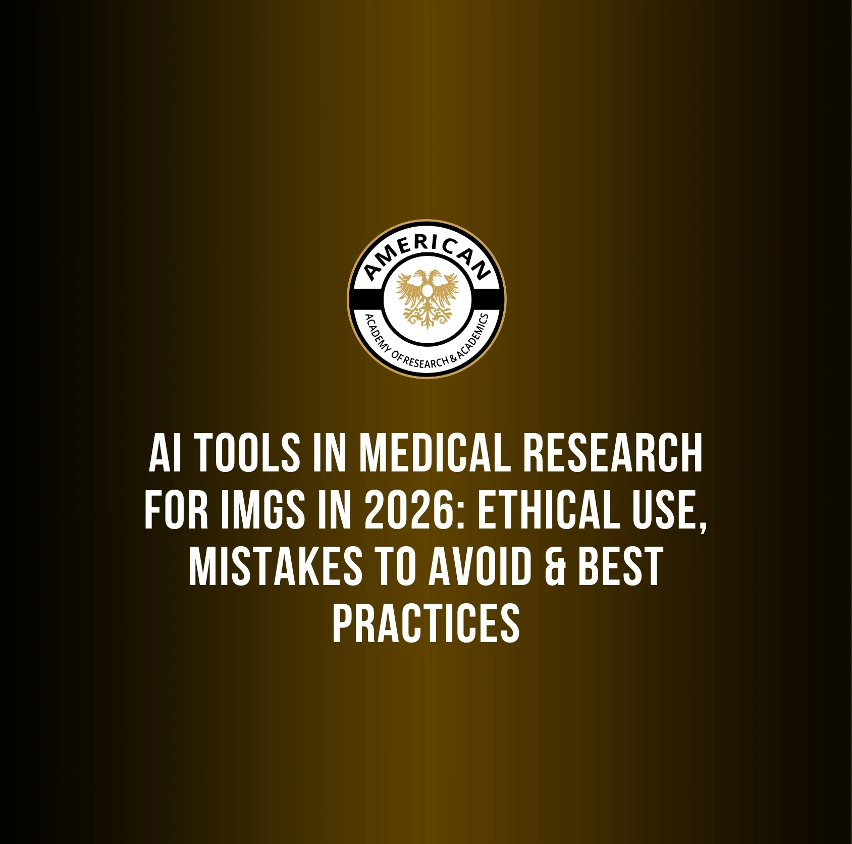 AI Tools in Medical Research for IMGs