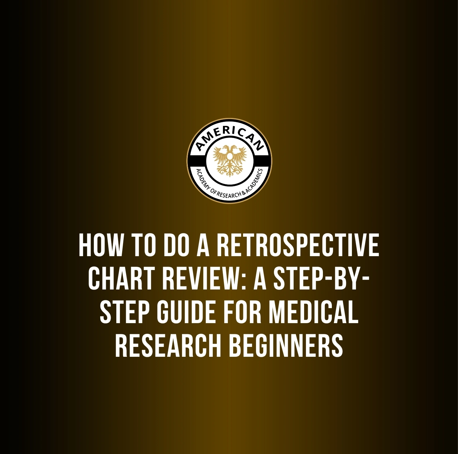 How to Do a Retrospective Chart Review